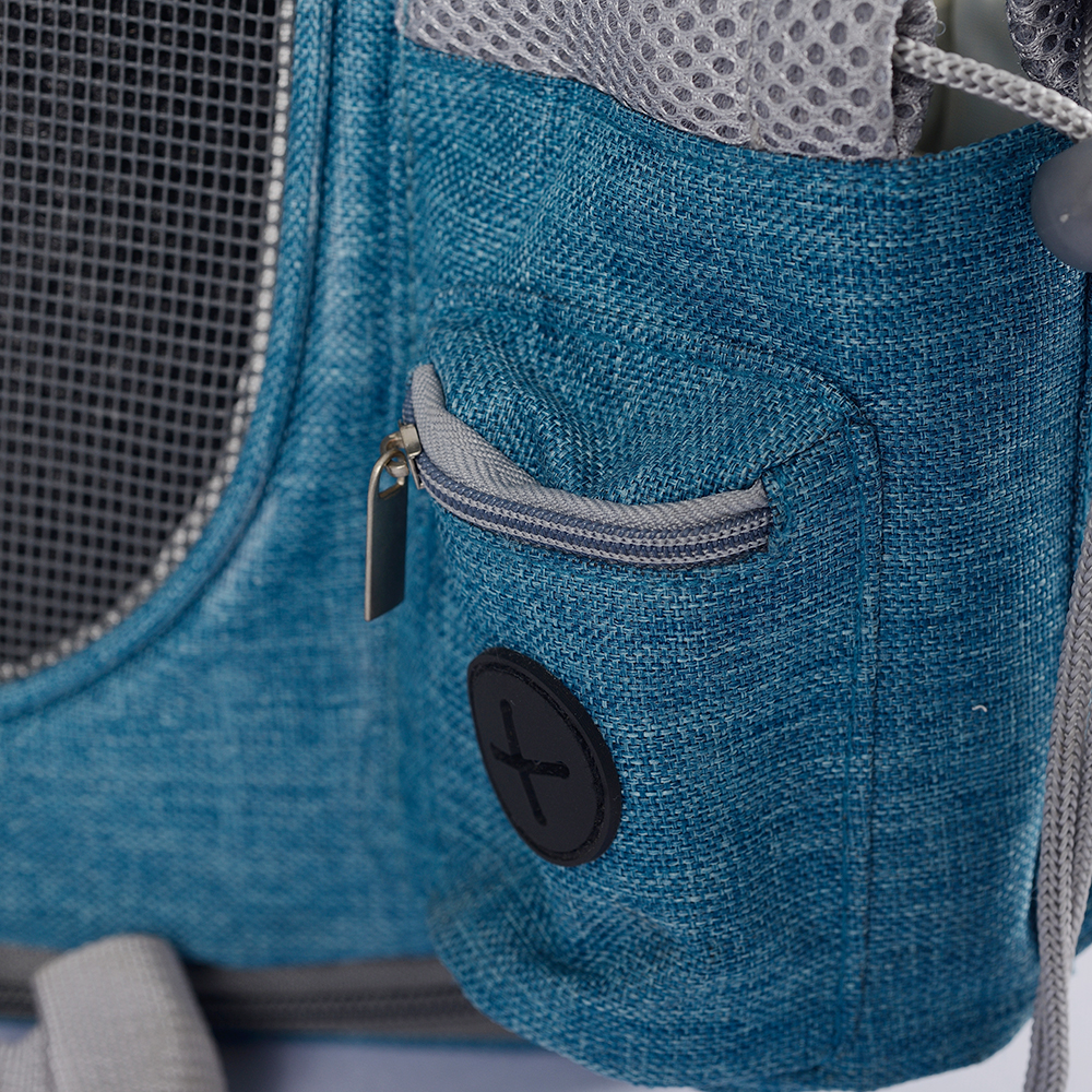 Oxford Pet Carrier, atmungsaktiver Katzen-Reiserucksack, kleine Heringe
