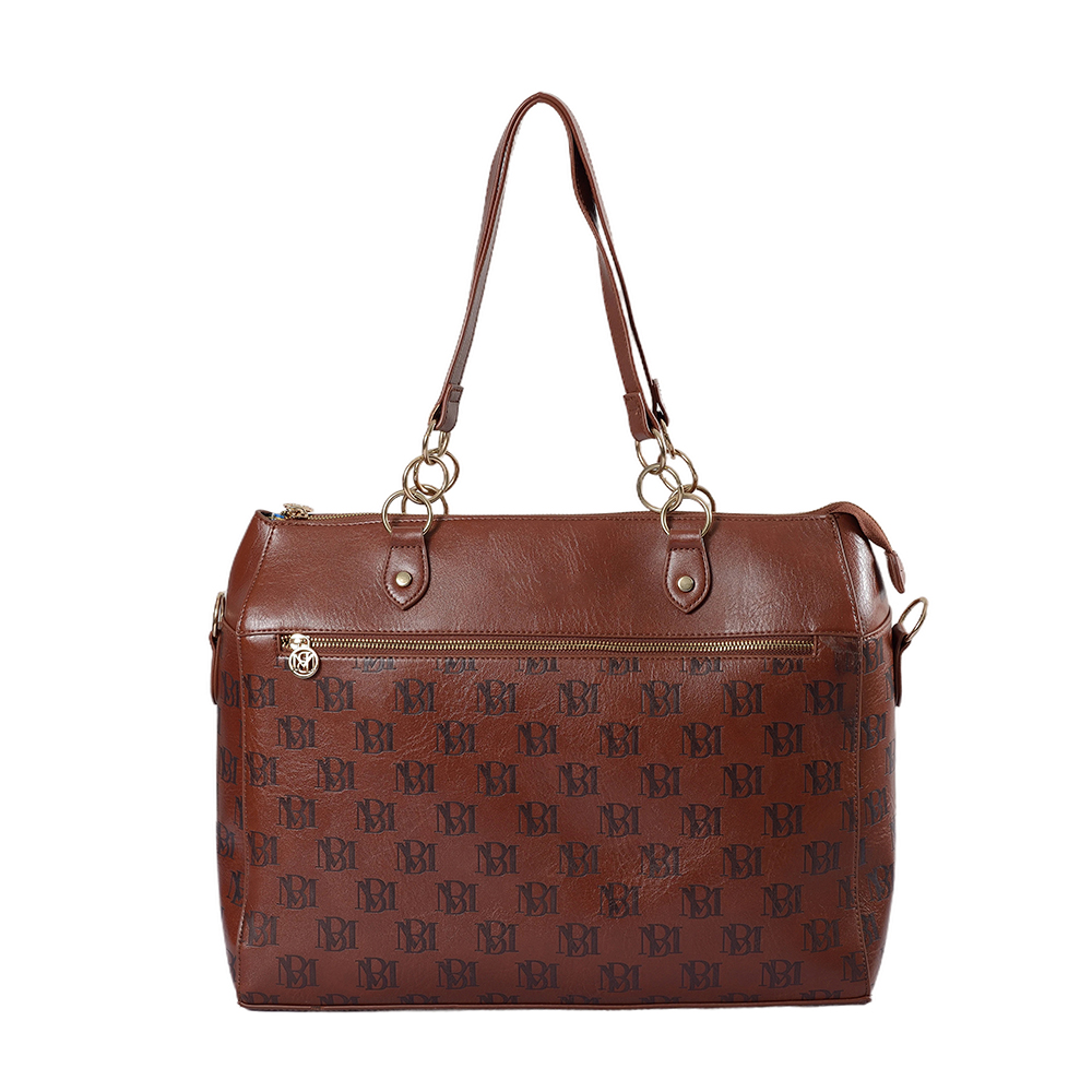 Werkseitige Anpassung. Business-Handtasche aus Leder mit großem Fassungsvermögen