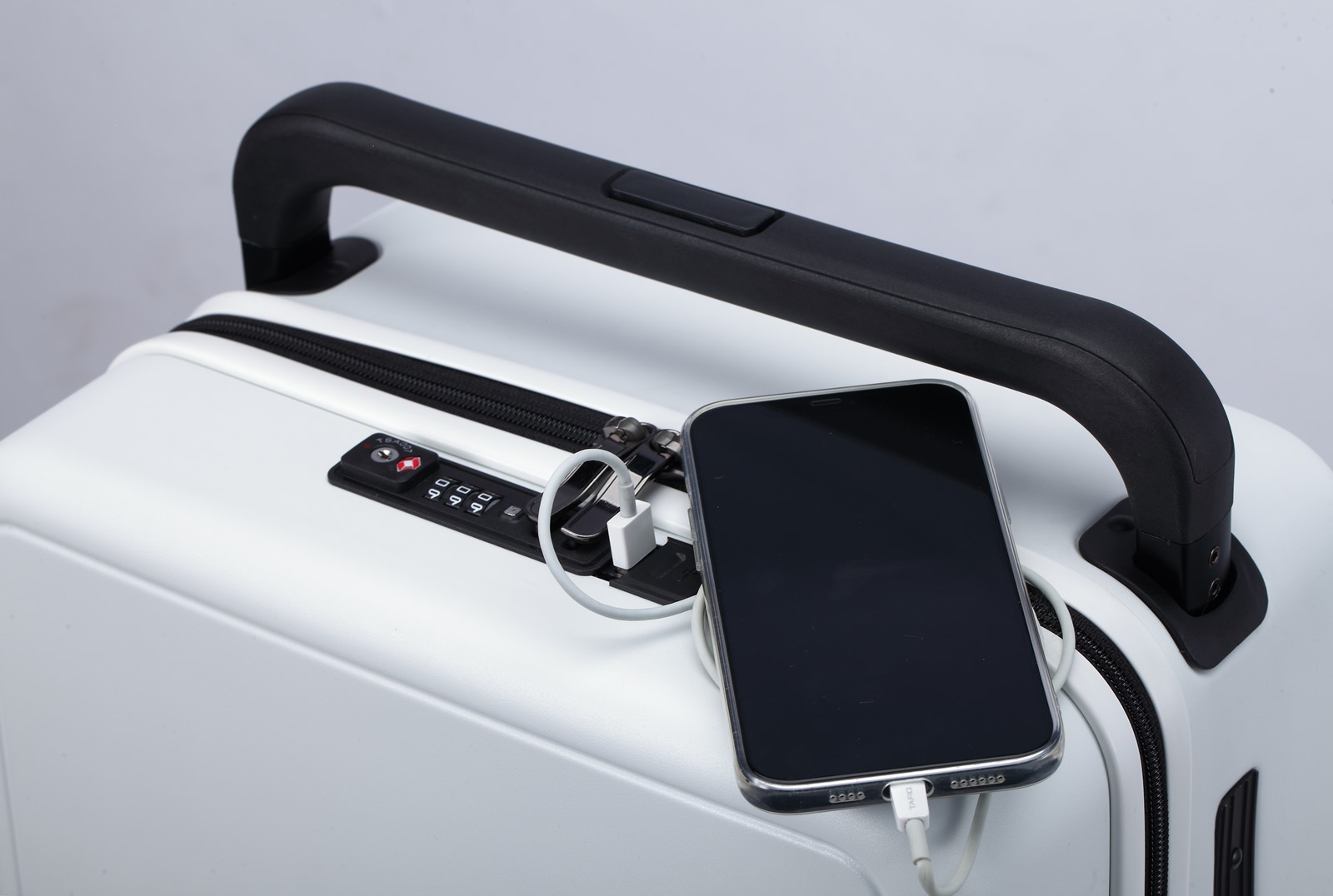20 Zoll breiter Trolley-Gepäck-Handgepäckkoffer mit USB-Ladegerät