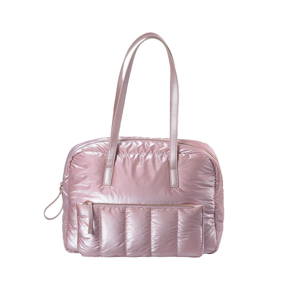 Handtasche aus Daunenstoff, 3-teilig pro Set, großes Fassungsvermögen für Laptops und kleine Geldbörse