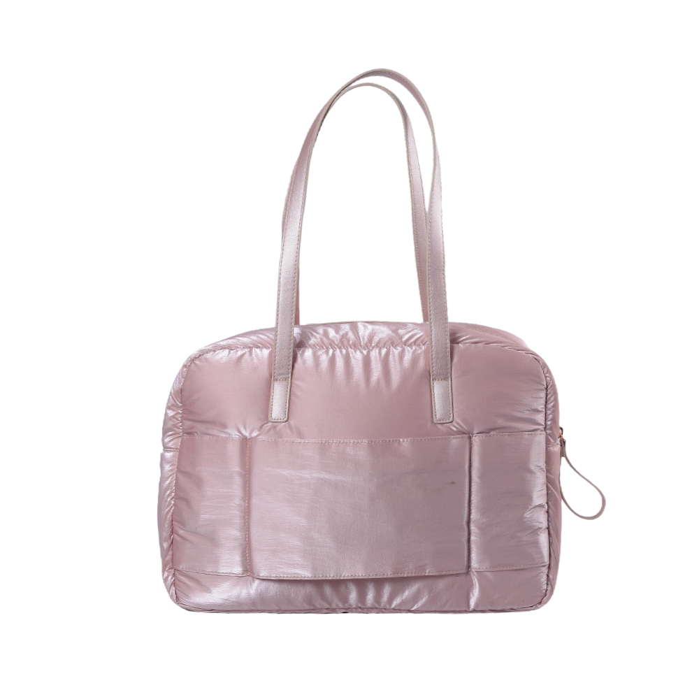Handtasche aus Daunenstoff, 3-teilig pro Set, großes Fassungsvermögen für Laptops und kleine Geldbörse