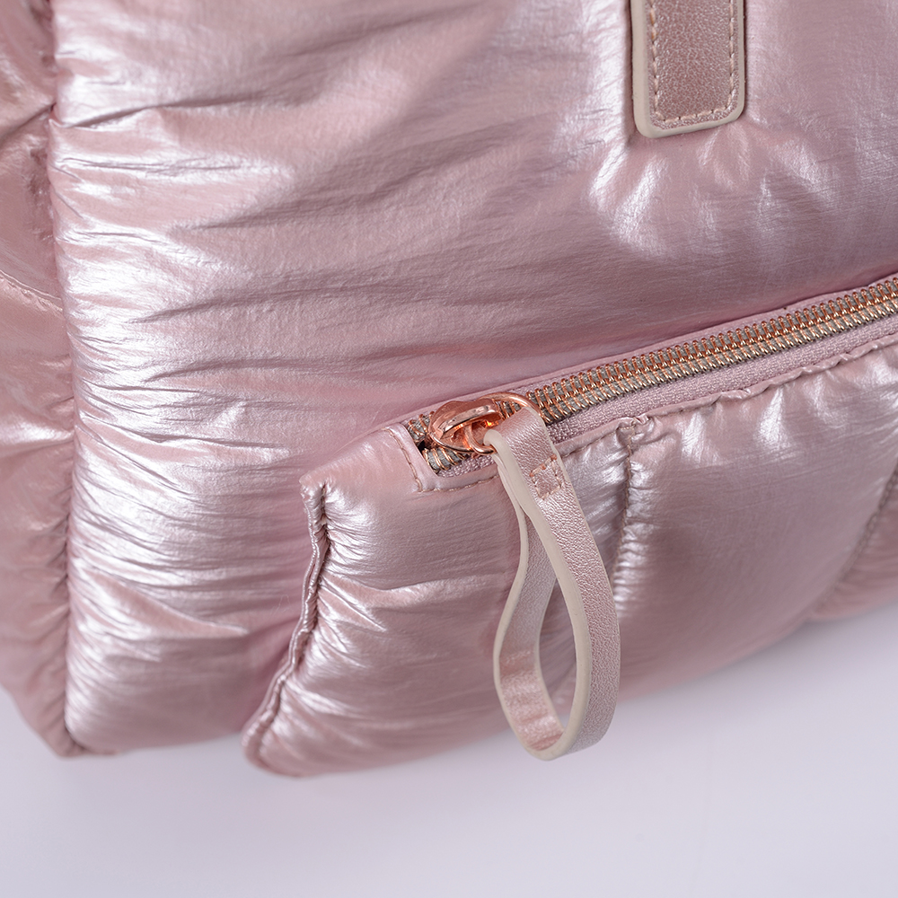 Handtasche aus Daunenstoff, 3-teilig pro Set, großes Fassungsvermögen für Laptops und kleine Geldbörse