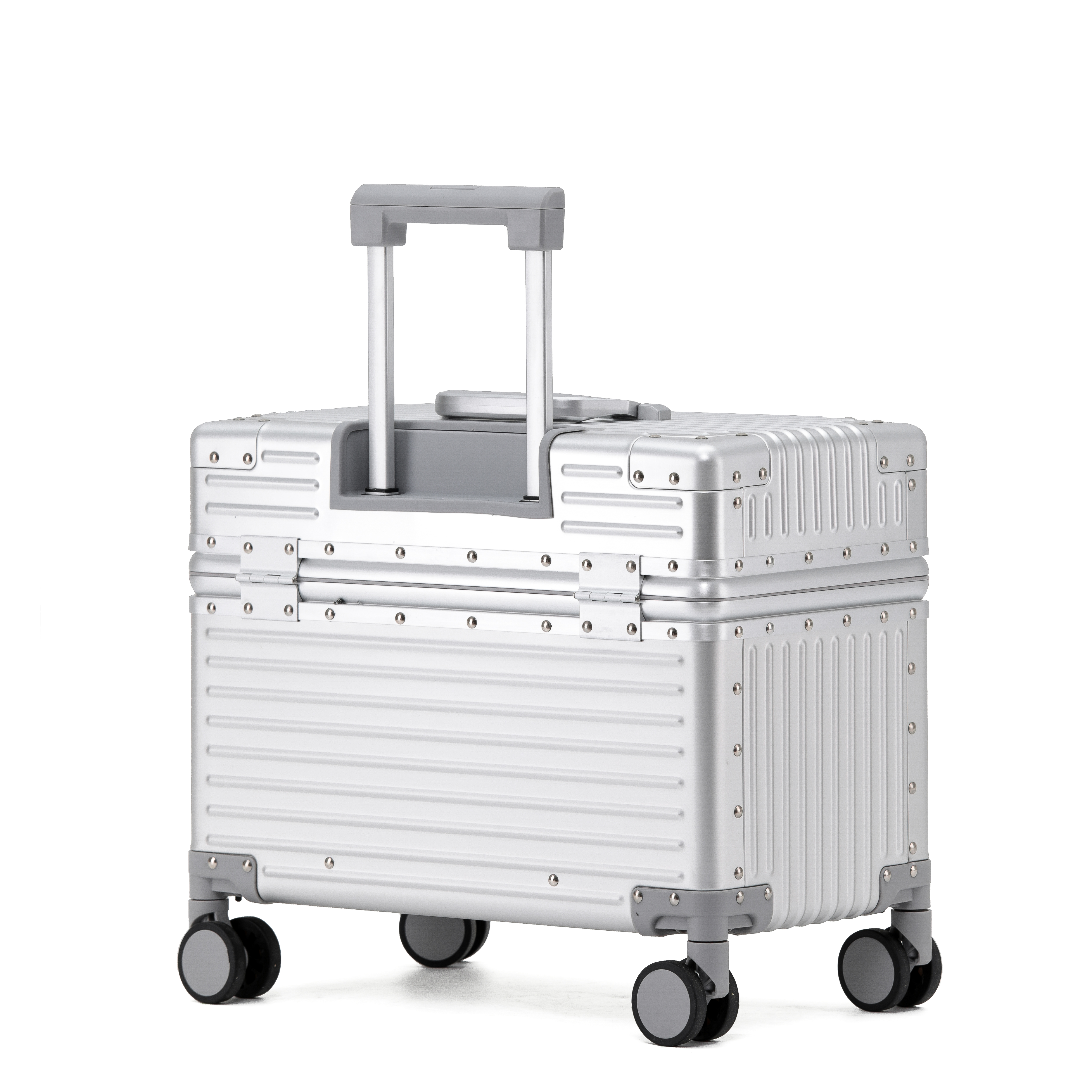 Fashion Matel Trolley aus Magnesium und Aluminium, Reisegepäck, multifunktionale Innentasche