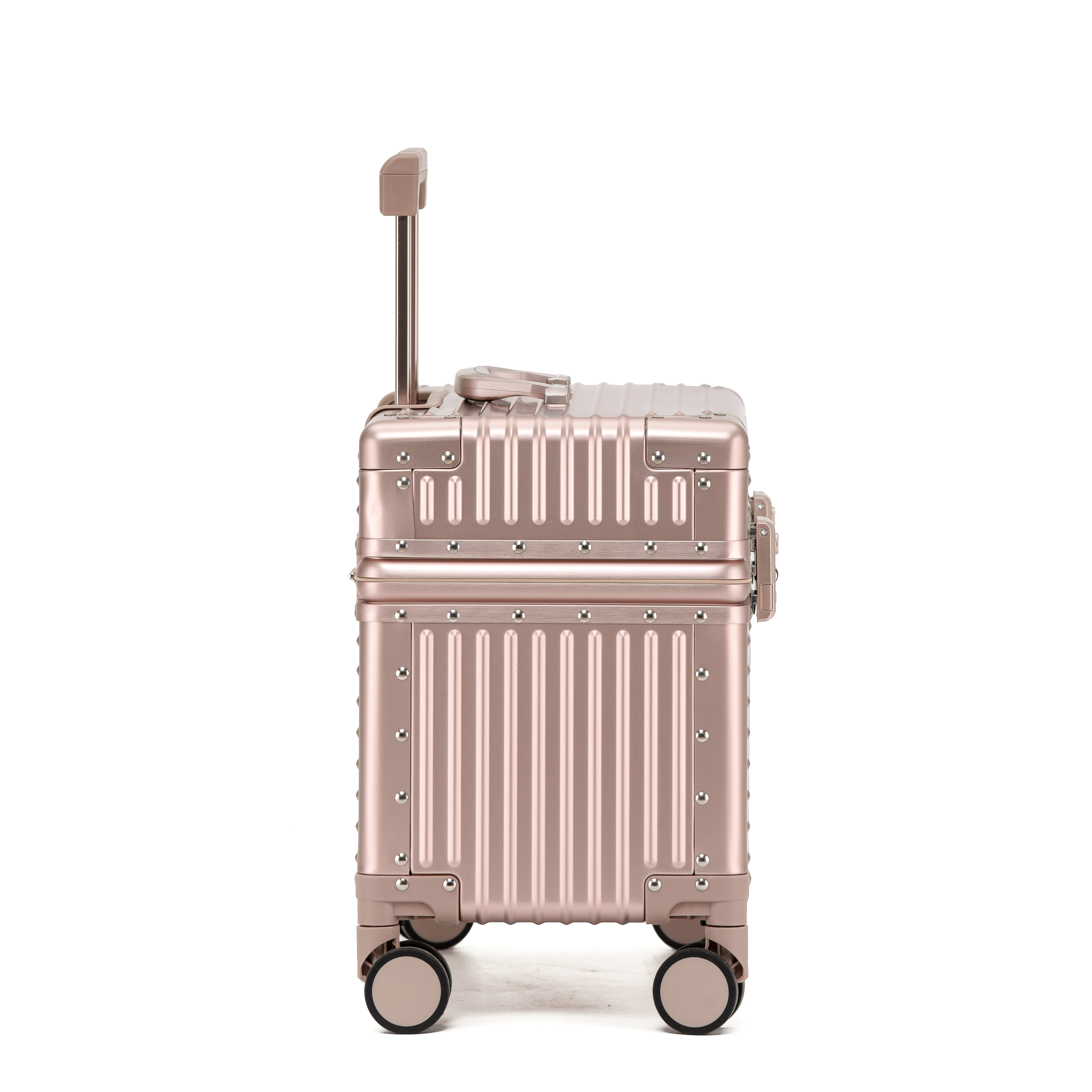 Gepäckkoffer aus Magnesium-Aluminium-Legierung. 18-Zoll-High-End-Boarding-Koffer